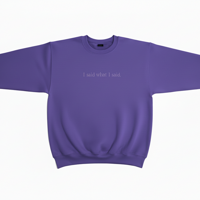 I Said What I Said Sweatshirt