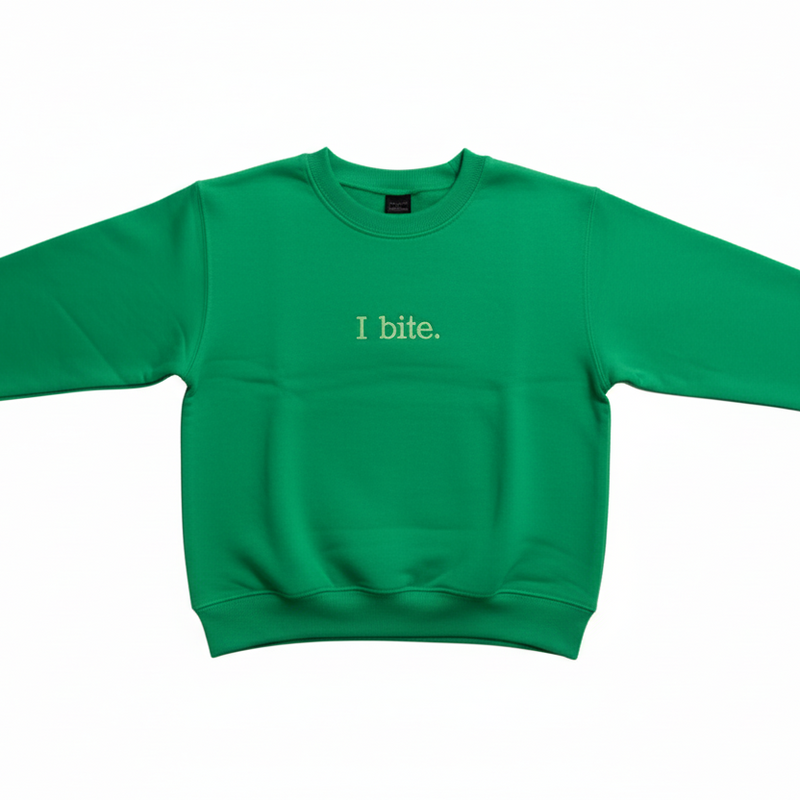 I Bite Sweatshirt