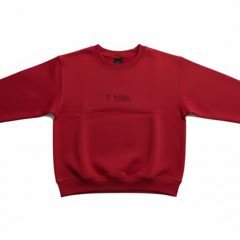 I Bite Sweatshirt