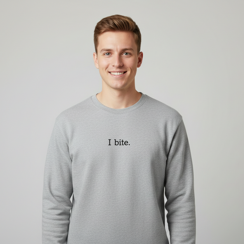 I Bite Sweatshirt