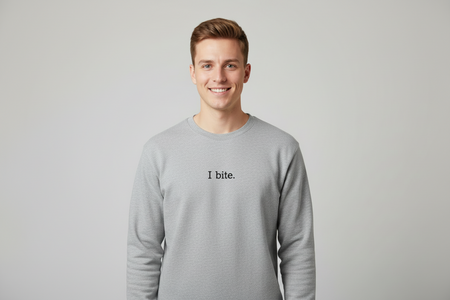 I Bite Sweatshirt
