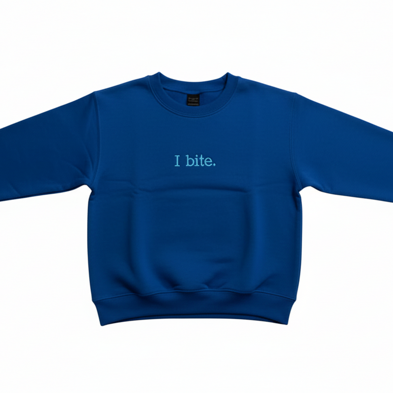 I Bite Sweatshirt