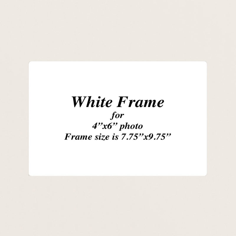 Engraved Wooden Frame for 4 x 6 Picture