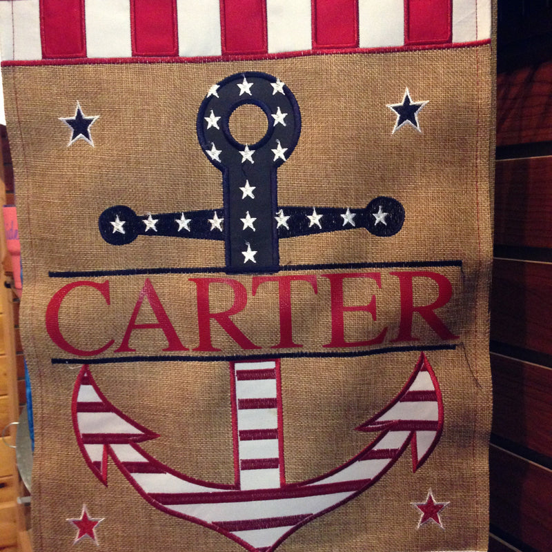 Personalized Garden Flag