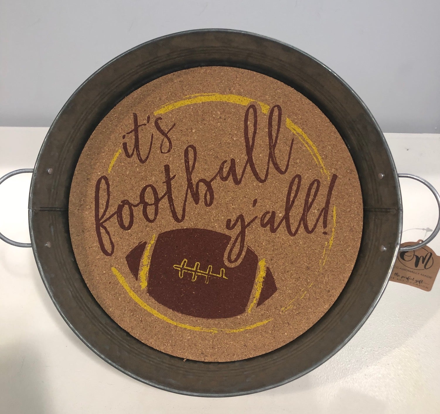 Serving Tray with Cork Insert - Premade