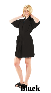 Waffle Kimono Short Robe