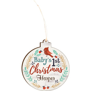 Baby's First Christmas Ornament